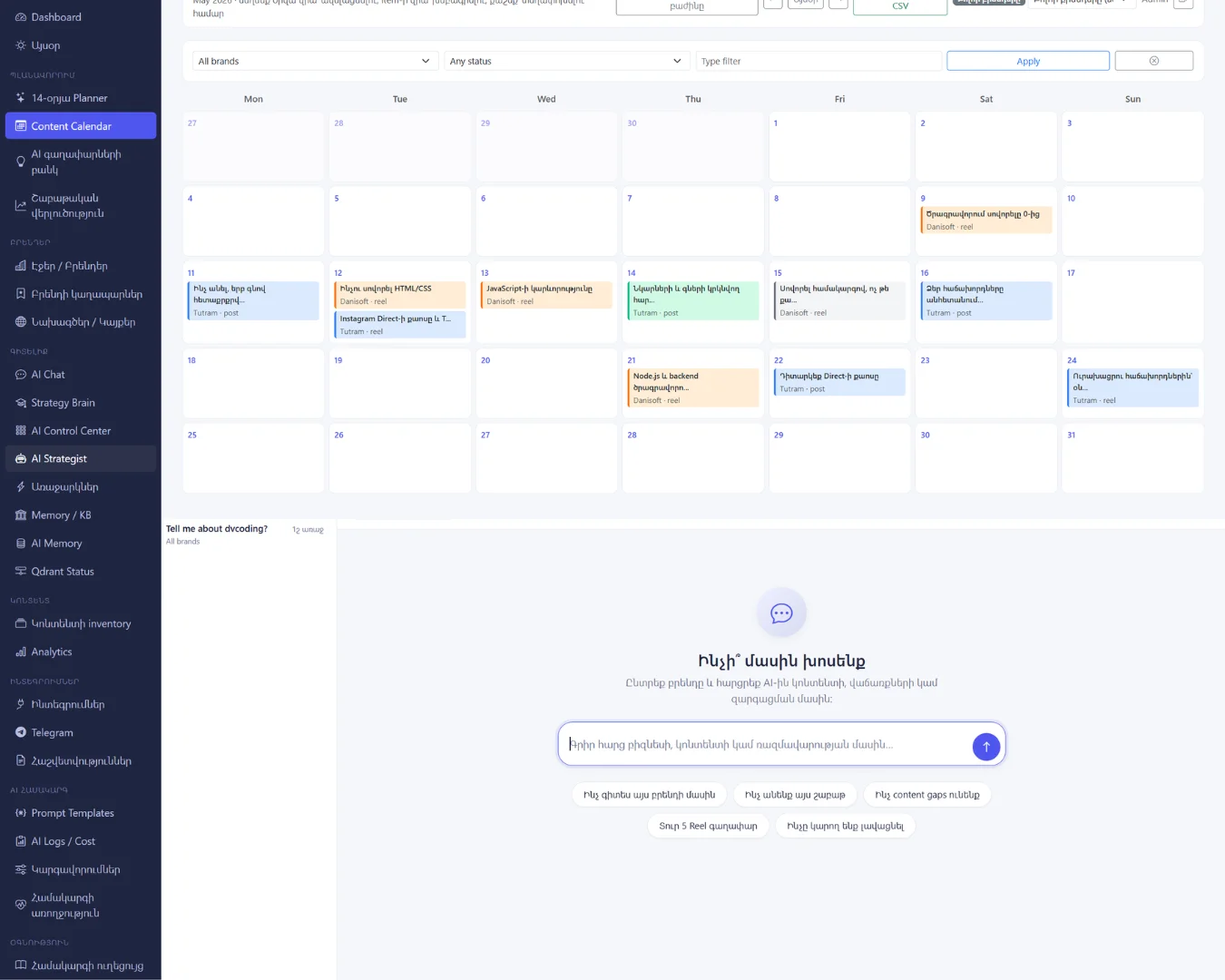 AI Marketing Dashboard